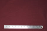 Flat swatch poly/cotton blend solid fabric in shade wine