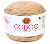 Cake of Lion Brand Coboo in colourway Beige