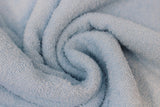 Swirled swatch terry cloth solid in shade light blue