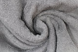 Swirled swatch terry cloth solid in shade grey
