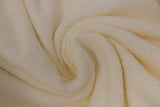 Swirled swatch terry cloth solid in shade off white