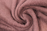Swirled swatch terry cloth solid in shade maroon