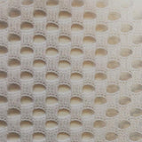 White swatch of big mesh fabric