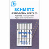 Pack of 5 jeans sewing machine needles (16/110)