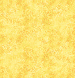 Square swatch marbled look faint leafy print fabric in buttercup (bright yellow)