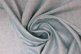 Swirled swatch blue burlap fabric (light blue distressed burlap look fabric)