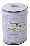 25m spool of 3/8" (9mm) wide elastic in white