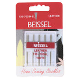 Pack of 5 leather needles in size 100