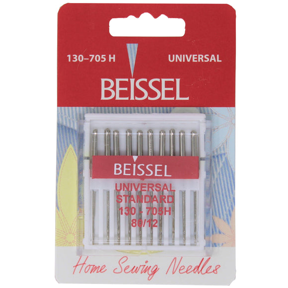 Pack of 10 universal needles in size 80/12