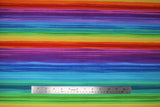 Flat swatch stripe fabric (rainbow fabric with brush stroke look stipe lines)