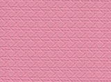 Pink swatch of textured vinyl reminiscent of hexagonal weave wicker texture