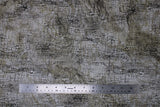 Flat swatch grey elephant texture fabric (pale grey/brown marbled look fabric with cracked elephant skin like texture allover)