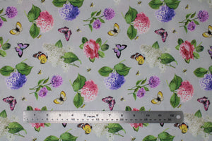 Group swatch scented garden themed fabrics in various styles/colours