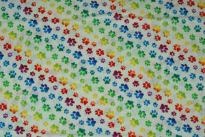 Rainbow Paws - 44/45" - 100% Cotton