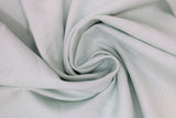 Swirled swatch linen blend pastel in sea foam (palest green)