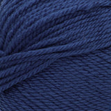 Red Heart soft yarn swatch in shade royal blue