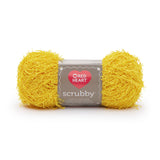 Ball of Red Heart Scrubby in shade duckie (yellow)