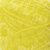 Red Heart Scrubby Sparkle swatch in shade lemon (yellow)