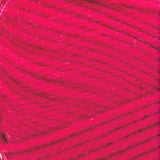 Swatch of Red Heart Heat Wave yarn in shade bikini (dark hot pink)