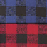 Buffalo Plaid Flannel - 60" - 100% Polyester Fleece