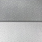 Foil Print Shining Stars - 55" - 100% Cotton
