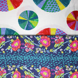 Group swatch assorted dots/flowers printed fabrics