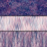 Group swatch assorted fabrics from The Art of Marbling: Blueberry Swirl collection