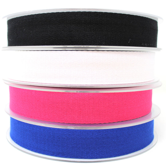 Bag strap webbing rolls in various colours