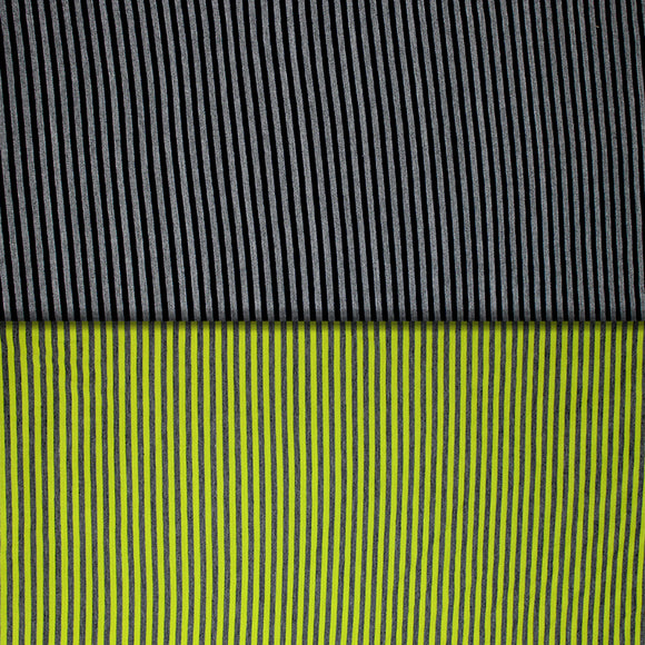 Group swatch assorted Bamboo Stripe printed fabrics in various colours