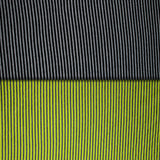 Group swatch assorted Bamboo Stripe printed fabrics in various colours