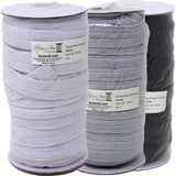 Group photo 25m spools of 3/4" (20mm) wide elastic in various colours