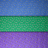 Group swatch assorted Mice themed fabrics in various styles/colours