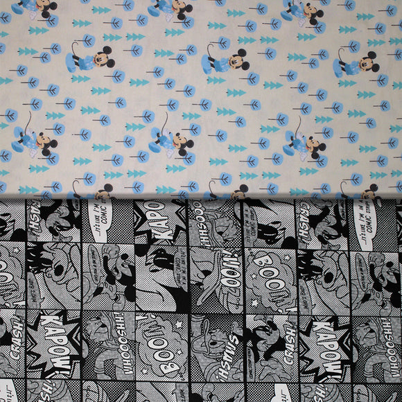 Mickey & Minnie Mouse Flannel Prints - 44