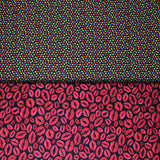 Group swatch lips & kisses style fabrics in various colours/styles