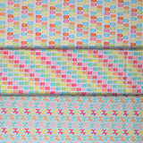Group swatch be the rainbow fabrics in various styles
