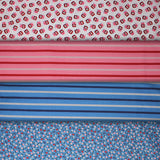Group swatch shortcake collection fabrics in various styles/colours