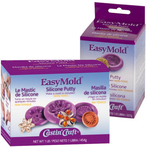 1/2lb and 1lb Easy Mold silicone putty