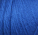 Swatch of Caron Simply Soft Solids yarn in shade royal blue
