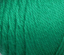 Swatch of Caron Simply Soft Solids yarn in shade kelly green