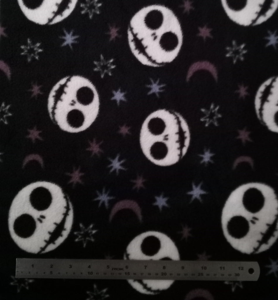 Jack Skellington 58 100 Polyester Fleece Len s Mill