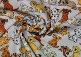 Assorted Animals - 44/45" - 100% Cotton Flannel