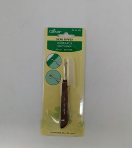 Seam ripper (white handle) in packaging