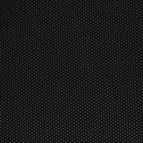 Square swatch Studded Upholstery fabric (black fabric with tiny white/silver raised dots allover)