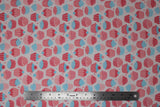 Flat swatch cupcakes printed fabric (lightest pink fabric with assorted style cupcakes in light and dark pink, baby blue colouring with pink and blue stars)