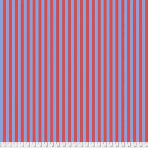 Group swatch tent stripes printed fabric in various colours