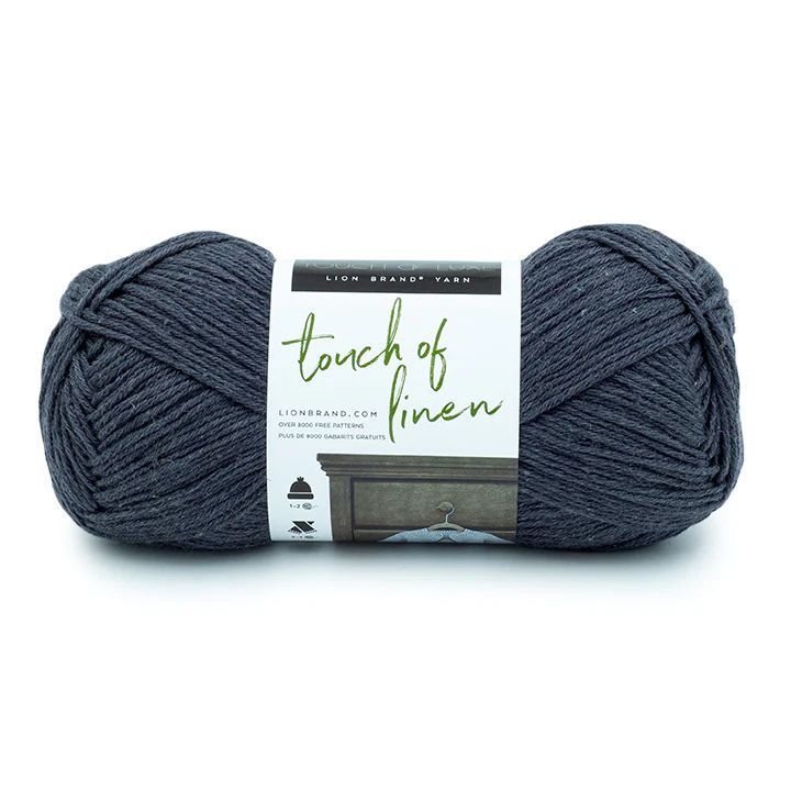 Yarn Lot 8 skeins of Touch deals of Linen LION BRAND - LEEK and GLACIER