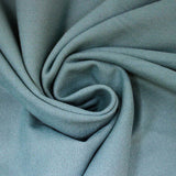 Square swirled swatch Mamoth Organic Solid cotton fabric in shade blue egg: pale medium blue fabric)