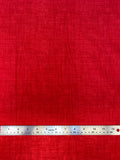 Flat swatch microprint flannel in red etch (red scratches on red fabric)