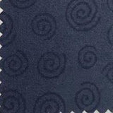 Square swatch flannel with swirls pattern in navy