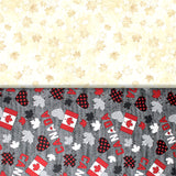 Canada-Themed Backing - 108" - 100% Cotton - Northcott